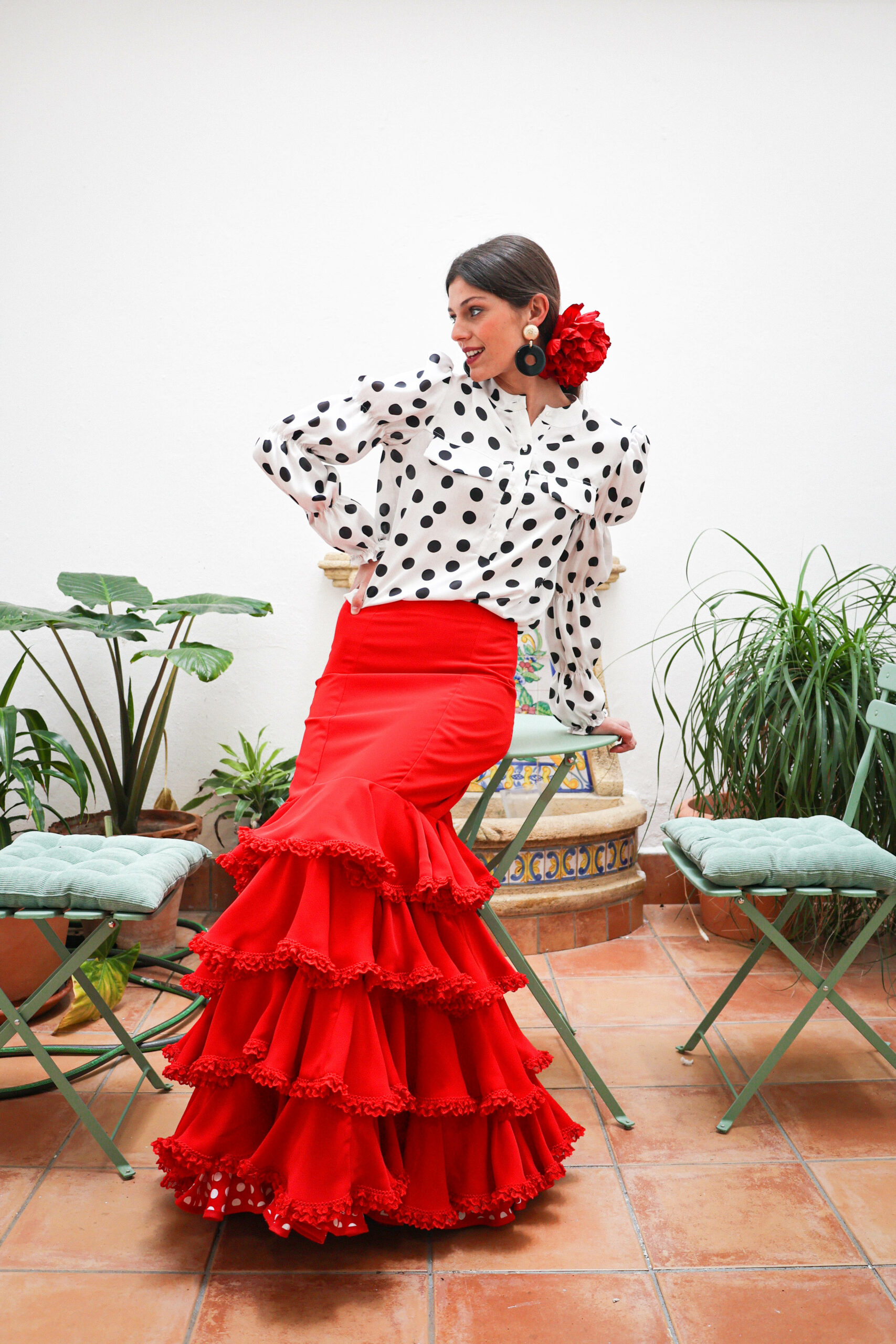Falda de Flamenca de Clásicos Fabiola1987 modelo 4