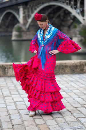 Traje de flamenca Guadalquivir Tulipán 2025-6-alta costura flamenca.